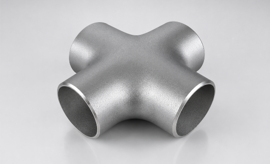 Jaiman Metalloys - Stainless Steel Straight Pipe Cross Manufacturer in India delivering robust piping connection solutions
